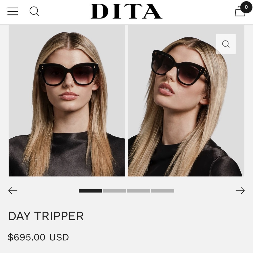 DITA Day Tripper Sunglasses in Black